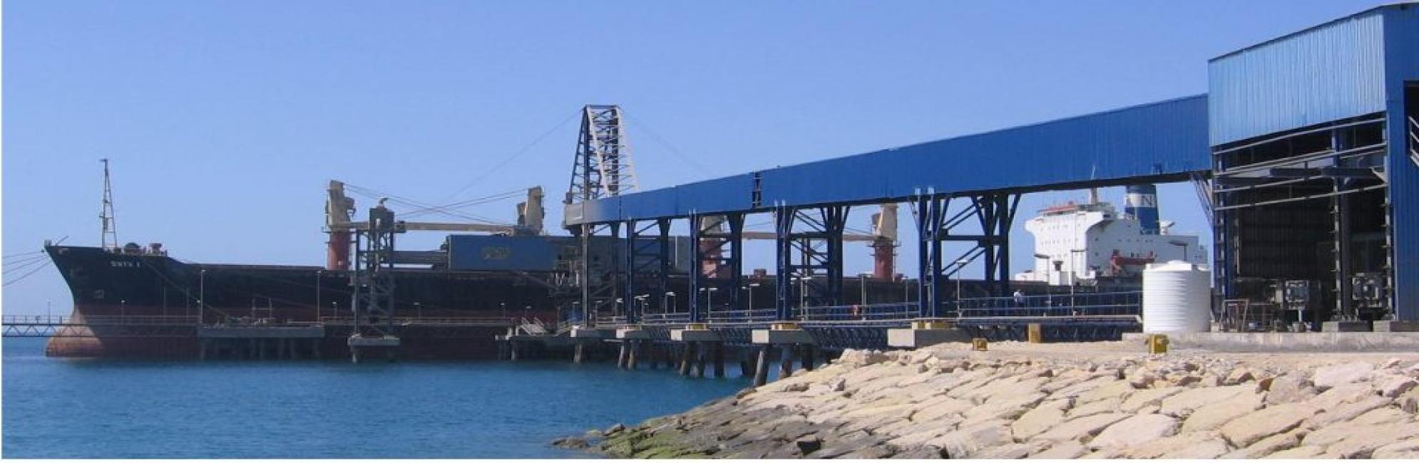Sarooj  50,000 GT Berth, Shiploader 1200 Ton/hr Conveyor,  Kangan, Busher Province